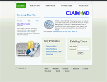 Tablet Screenshot of claim.md